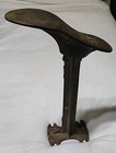Vintage Cast Iron Cobbler Shoe Stand And 2 Shoes