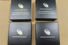 Two  2  2014 Baseball Hall Of Fame Uncirculated Gold And Silver Proof Box   Coa