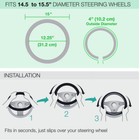 New Nfl San Francisco 49ers Car Truck Embroidered Steering Wheel Cover