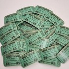 36 Vintage Dover Theater Tickets 85c Admission Aqua Movie Ticket Dover Plains Ny