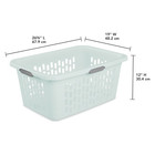 Sterilite 2 Bushel Laundry Basket  6 Pack  Plastic  Mindful Mint  Large Capacity
