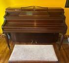 1940 Steinway   Sons Upright Piano With Bench     Mahogany     Serial  320142