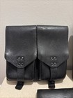 Lot Of 3 Vintage 1961 Austrian Military Leather Ammo Pouches Stolla Wien Mauser