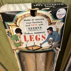 Vintage Mid Century 1 Set 4 Gerber 22  Tapered Hardwood Table Legs Mcm Retro
