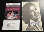 Debbie Reynolds Jsa Signed Post Card Autograph W  Top Loader - Double Auto
