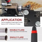 Low Profile Brake Line Single double Flaring Tool Kit 4 75 3 16 1 4  33260