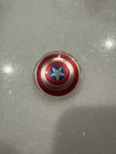 Fiji 2021 2  Marvel Captain America Shield 1 Oz Pure Silver Coin