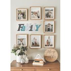 3d Thick Wooden Family Freestanding Stacking Words Art Multicolor - Family