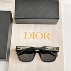 Dior Diorsignatures7f Unisex Sunglasses Black gray Lens  New With Case