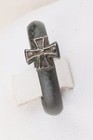 Ww1 Wwi Ring War Period Hat Badge German Iron Cross 1914 Award Germany Battle