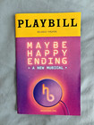 Maybe Happy Ending Hwaboon Tee  1 Year Anniversary Pin  Signed Playbills  Magnet
