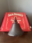 Jack Daniels Tennessee Fire Cast Iron Bell Wood Sign Bar Wall Decor Man Cave