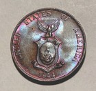      1944-s - Philippines 1 Centavo  - Rainbow Toning - Bu - C00391