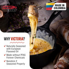 Victoria Cast Iron Saucepan  Cast Iron Melting Pot  Made In Colombia  2qt