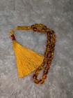 Beautiful Yellow Amber-style Islamic Prayer Beads sibha tasbih rosary 33 3