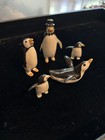 Hagen-renaker Miniture Penguin Family Figurines 5 Pc Set