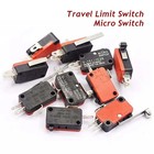 16a 250v Ac Micro Limit Switch Button Momentary Snap Action 1no1nc Lever Roller