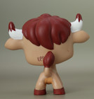 Littlest Pet Shop  Lps  Bull Cow  Ooak Custom  Hand Painted 