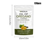 2 Pack Resilia Oil Of Oregano Softgels With Black Seed Oil 120 Count Supplement