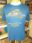 Doobie Brothers 1987 Stanford Reunion Concert Tour T-shirt Blue California 80s
