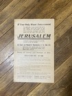 1904 World Fair Jerusalem Exhibit Handbill St Louis