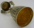Super Rare English Sterling Silver Gilt Wager Cup Marriage Cup 1936 Antique 112g