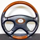 Genuine Momo Regal R-22 Steering Wheel 365mm Wood Leather 1997 Rare Vintage