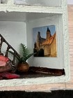 Miniature Dollhouse   Wooden House  Scale 1 12
