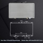 Aluminum Radiator For 1998-2002 Honda Accord 2 3l L4 2148 Not For Mt