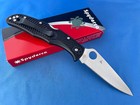 Spyderco C10fpbk Endura 4 Knife Black Frn Handle Flat Ground Vg10 Stainless