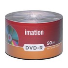 50 Pack Imation Dvd-r 16x 4 7gb 120min Branded Logo Blank Media Recordable Disc