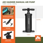 14 5  Manual Air Pump  Black