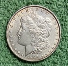 1886  Morgan Silver Dollar     Nice Circulated Coin - L  k At Pictures    6110