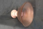 Vintage Holophane Glass Ceiling Fixture Shade Industrial Signed 6573fat  hs12 