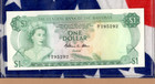 Most Treasured Banknotes Bahamas 1974 1 Dollar P-35b Aunc Prefix N 1 Allen 