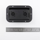 Speaker Jack Plate Audio Dual Speakon Plates Iron5 35 x3 5 pack Of 2 With Mounti