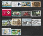 64 Used New Zealand Stamps