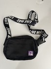 Taco Bell Logo Black Fanny Pack Waist Belt Bag Crossbody Live Mas 8  X 6  Good