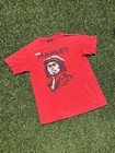 Vtg 00   s Bob Marley Zion Rootswear Red Tee