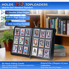 Max Pro 9-pocket Toploader Binder - Red