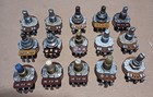 Lot Of 15 Vintage 1960s   70s Cts Guitar Amplifier Potentiometer Parts Tested 