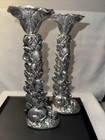 Vtg 1990 Arthur Court Rabbit Easter Taper Candle Holders- Set Of 2