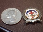 Vintage Enameled Sterling Silver Lutheran Sunday School Second Year Pin Brooch