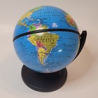 Replogle Wonder Globe 4 3  Mini Desk World Globe Dual Axis Swivel Blue Ocean Map