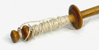 Antique Wooden Lace Making Bobbin French Spool Antique