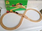 Brio 33125 Wooden Train Set Figure 8 Made Sweden 100  Complete W Box 1990s Vtg