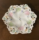 Antique Carl Tielsch Ct Altwasser Reticulated Centerpiece Bowl Germany C1890