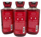 Bath   Body Works Lot Of 3 Strawberry Pound Cake Body Wash Shower Gel 10 Oz