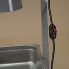 Hatco Lw-2 Gray Granite Portable Freestanding Two Bulb Lamp Warmer - 120v  500w