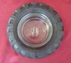 1960s Vintage Bulgarian Communist Advertizing Rubber Tire Factory Ashtray